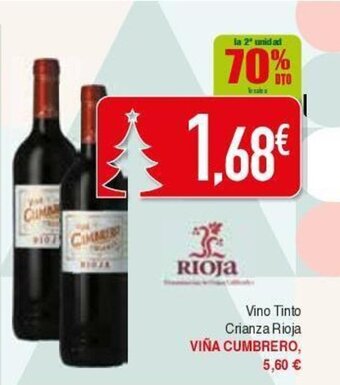 Masymas Vino tinto crianza rioja VIÑA CUMBRERO oferta