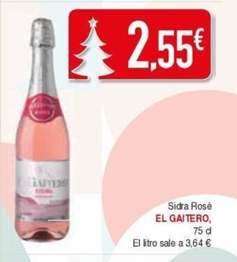 Masymas Sidra rosé EL GAITERO oferta