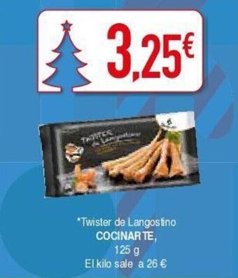 Masymas Twister de langostino COCINARTE oferta