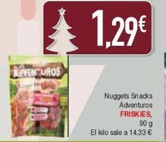 Masymas Nuggets snacks adventuros FRISKIES oferta