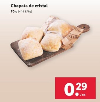 Lidl Chapata de cristal oferta