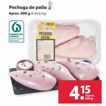 Lidl Pechuga de pollo oferta