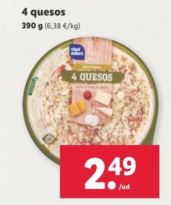 Lidl 4 quesos oferta
