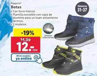 Lidl Botas PEPPERTS! oferta