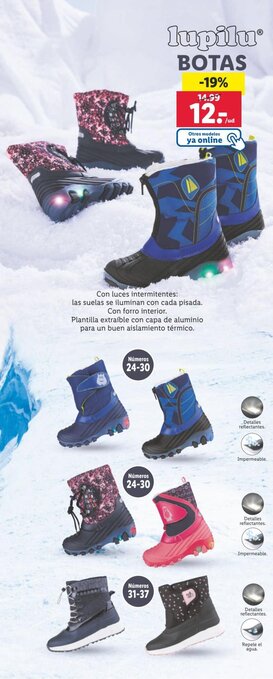 Lidl Lupilu botas oferta