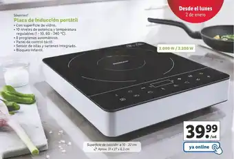 Lidl Placa de inducción portátil SILVERCREST oferta