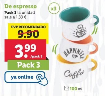 Lidl De espresso oferta