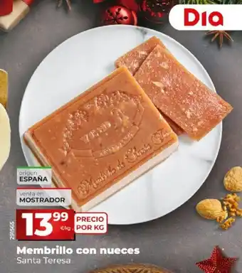 Dia Membrillo con nueces oferta