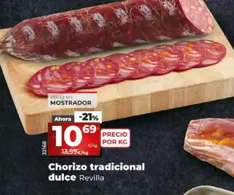Dia Chorizo tradicional dulce oferta