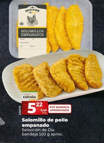 Dia Solomillo de pollo empanado oferta