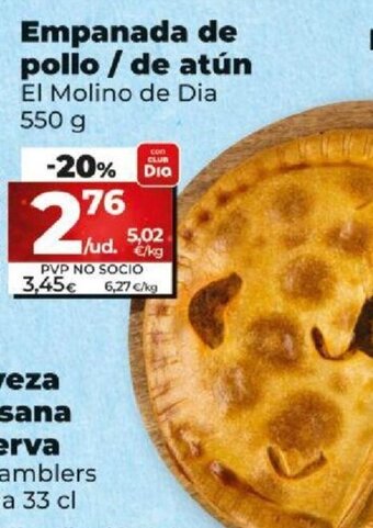 Dia Empanada de pollo / de atún oferta