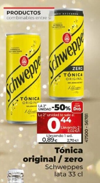 Dia Tónica original / zero oferta