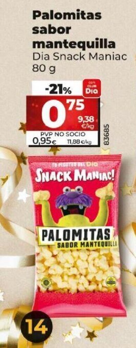 Dia Palomitas sabor mantequilla oferta