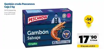 AhorraMas Gambón crudo pescanova caja oferta