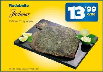 AhorraMas Rodaballo prodemar oferta