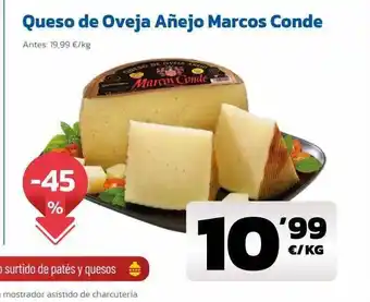 AhorraMas Queso de oveja añejo marcos conde oferta