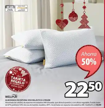 JYSK Almohada de Espuma Viscoelastica Lyngen oferta