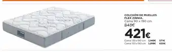 Hipercor Colchón De Muelles Flex Zinnia oferta