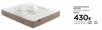 Hipercor Colchón Pikolín Bostón oferta