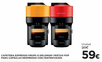 Hipercor Cafetera Espresso Krups oferta