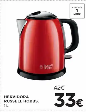 Hipercor Hervidora Russell Hobbs oferta