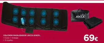 Hipercor Colchon Masajeador Jocca 61631L oferta