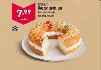 ALDI Special roscón prémium oferta