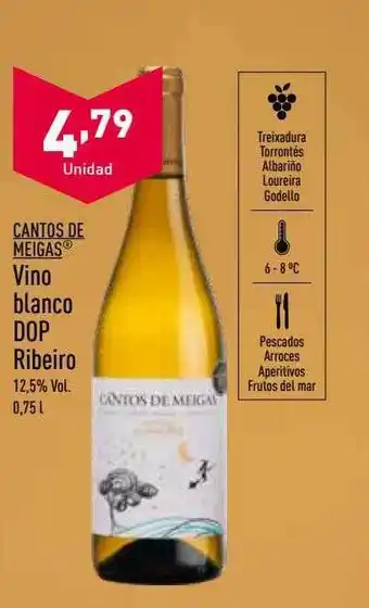 ALDI Cantos de meigas vino blanco dop ribeiro oferta