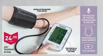 ALDI Quigg tensiómetro de brazo oferta