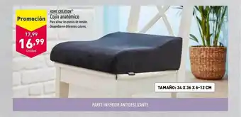 ALDI Home creation cojín anatómico oferta