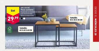 Home creation mesas auxiliares