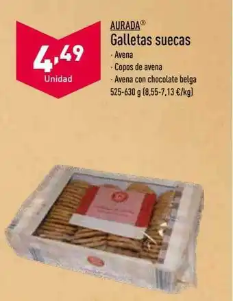 ALDI Aurada galletas suecas oferta