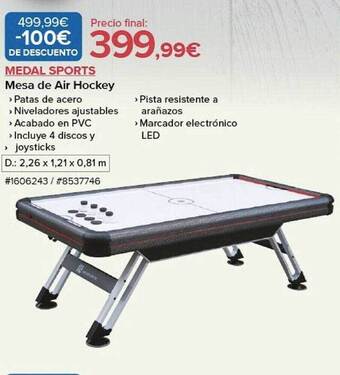 Costco Medal sports mesa de air hockey oferta