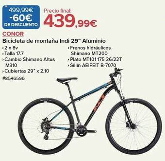 Costco Conor bicicleta de montaña indi 29 oferta