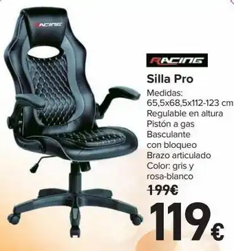 Carrefour Silla pro racing oferta