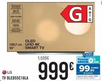 Carrefour Lg tv oled55c16la oferta
