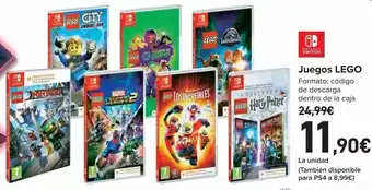 Carrefour Juegos lego nintendo switch oferta