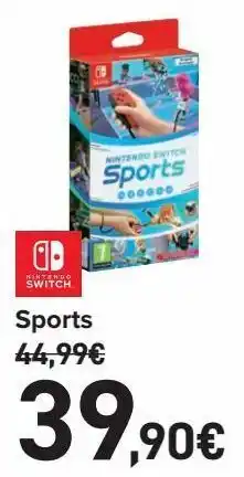 Carrefour Sports nintendo switch oferta