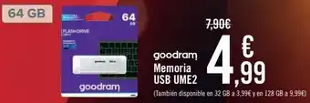 Carrefour Goodram memoria usb ume2 oferta