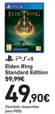 Carrefour Elden ring standard edition ps4 oferta