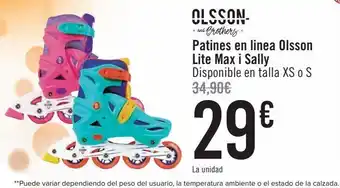 Carrefour Patines en línea olsson lite max i sally oferta