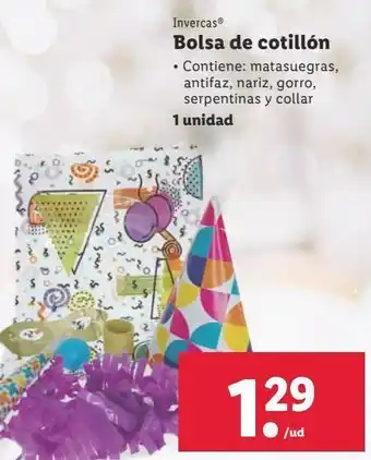Lidl Bolsas de cotillón invercas oferta