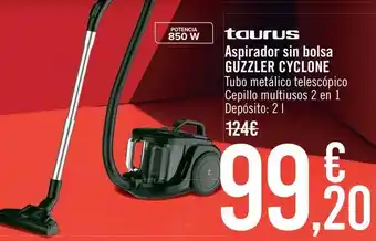 Carrefour Aspirador sin bolsa guzzler cyclone taurus oferta
