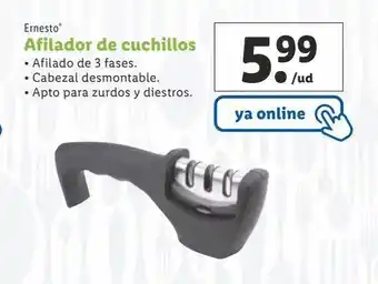 Lidl Afilador ernesto oferta
