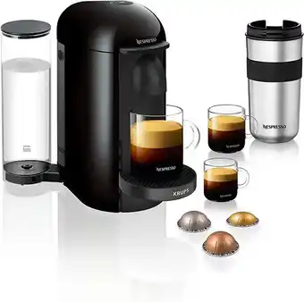 Amazon Krups nespresso vertuo plus xn9038 - cafetera de cápsulas, café diferentes tamaños, 5 tipos de taza, tecnología centrifusi... oferta