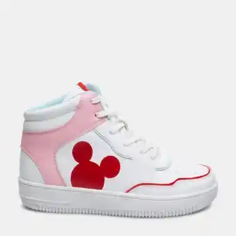 Bata Shoes Sneakers altas de mujer con estampado mickey mouse oferta
