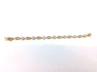 Cash Converters Pulsera oro 18k con circonita oferta
