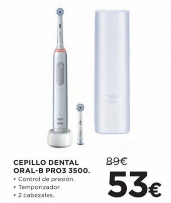 Hipercor Cepillo dental oral-b PRO3 3500 oferta