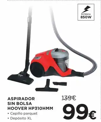 Hipercor Aspirador sin bolsa hoover HP310HMM oferta