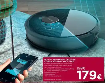 Hipercor Robot aspirador cecotec conga eternal max 5845 oferta